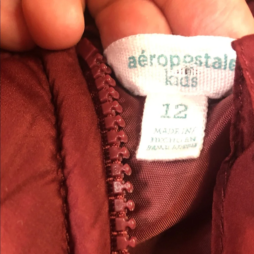 Aeropostale Maroon‎ Puffer Vest 🧡